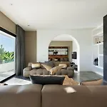 Villa Larosa With Seaview In Es Cubells Ibiza