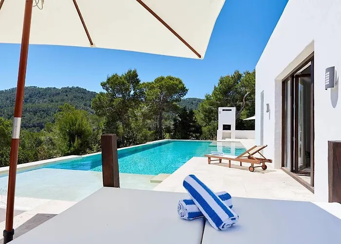 Exclusive Luxury Villa South Facing Vista De Muntanya 6 Bedrooms A Few Minutes Drive To The Beach San Jose
