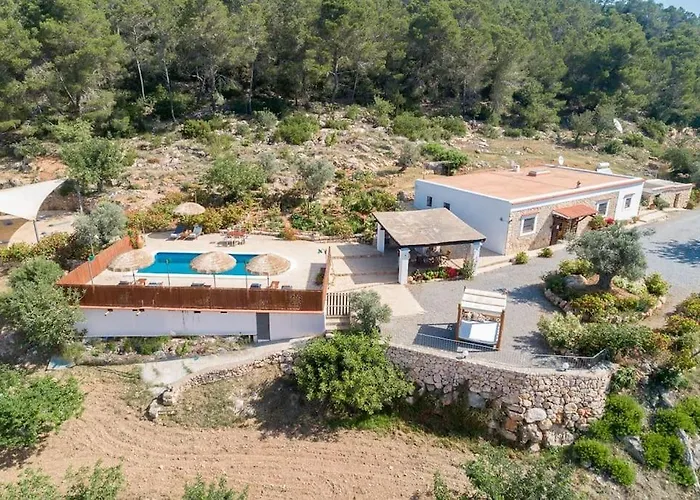 Casa Can Lluc Con Piscina, Jardin Y Vista Al Campo