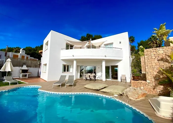 Villa By Ibiza With Pool, Sea Views Bbq