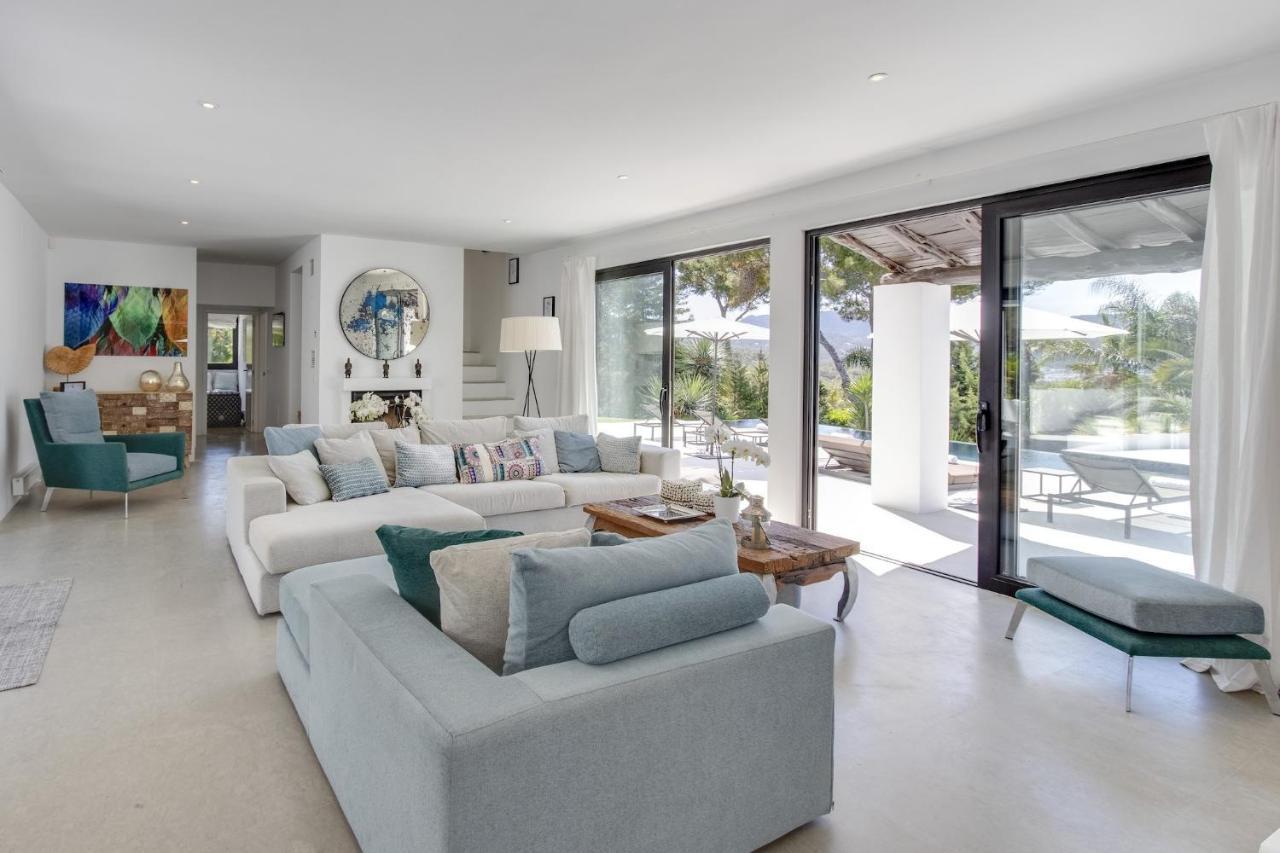 Villa Magical Ibizan Walking Distance To The Es Vedra Style 6 Bedrooms Fabulous Sea Views