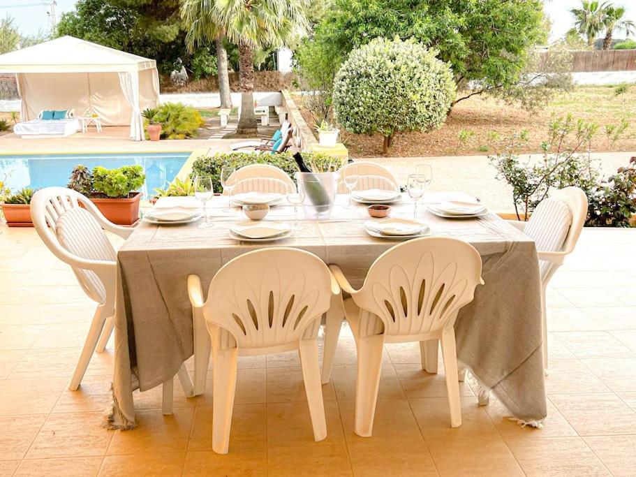 Bonita Casa Con Piscina Privada Y Amplio Jardin Villa Sant Francesc de s'Estany