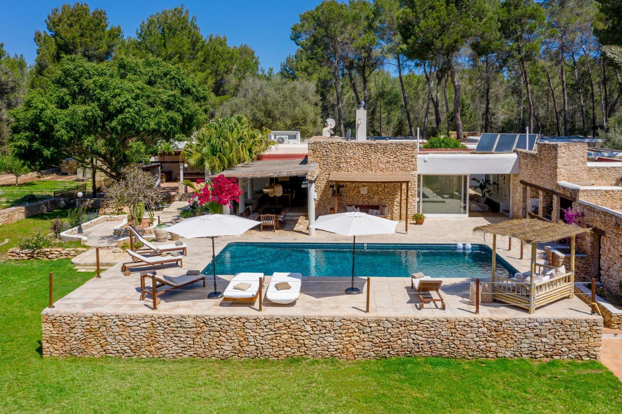 Sa Tanca Ibiza Located Puig D'en Vall, 6b , Pool , Tennis Villa Montecristo