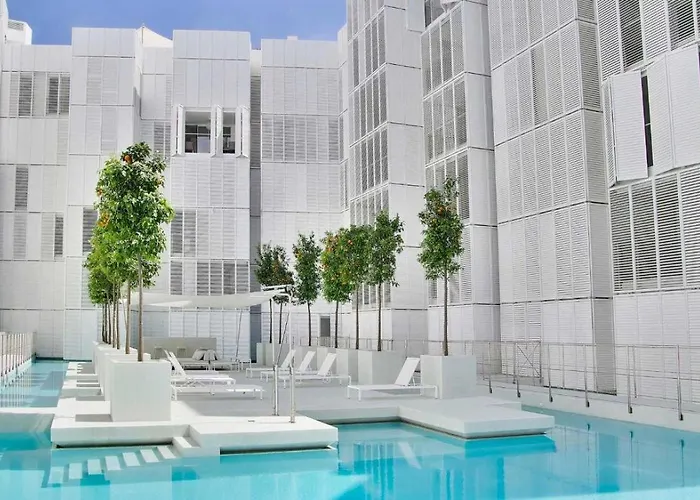 Luxury White Apartment Botafoch
