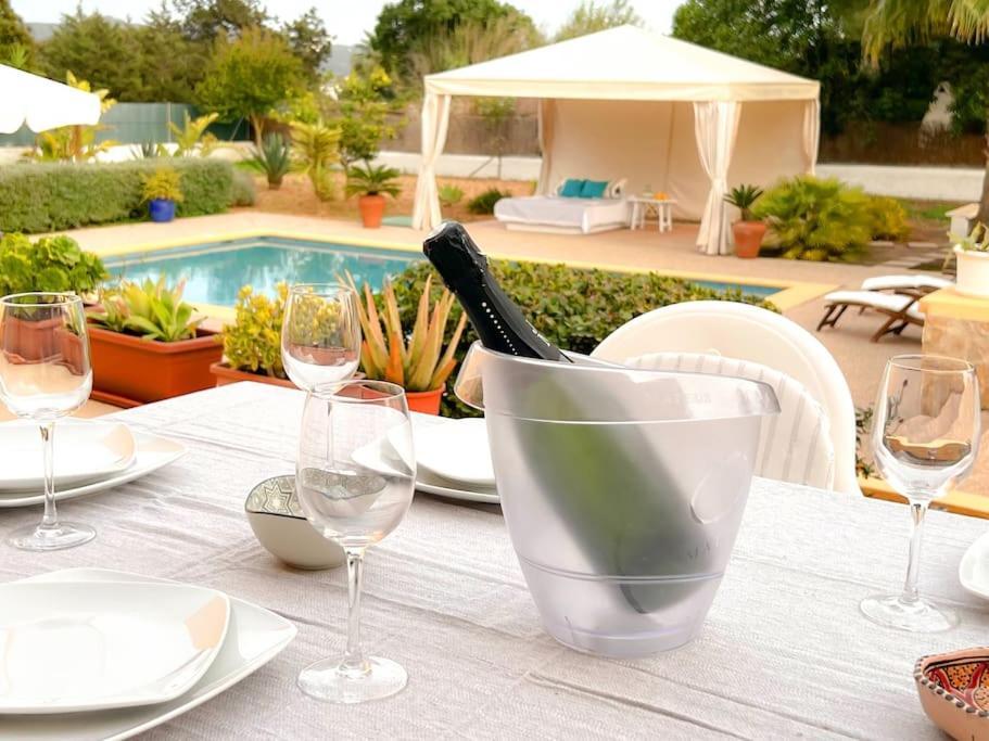Pousada Bonita Casa Con Piscina Privada Y Amplio Jardin Sant Francesc de s'Estany