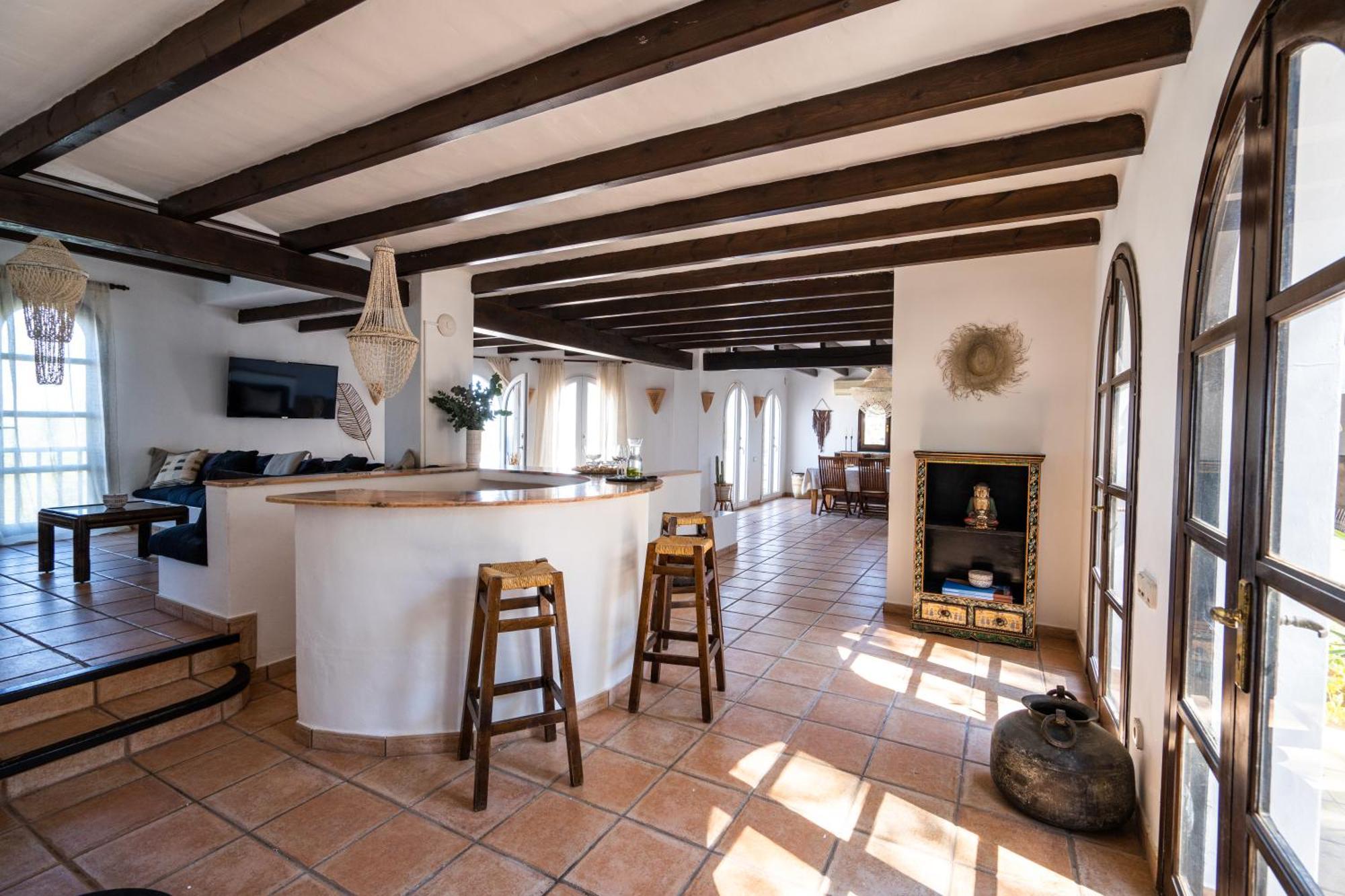 Villa Large On Ibiza West Coast With Pool & Sunset View - Nirvana Cala Tarida (Ibiza)
