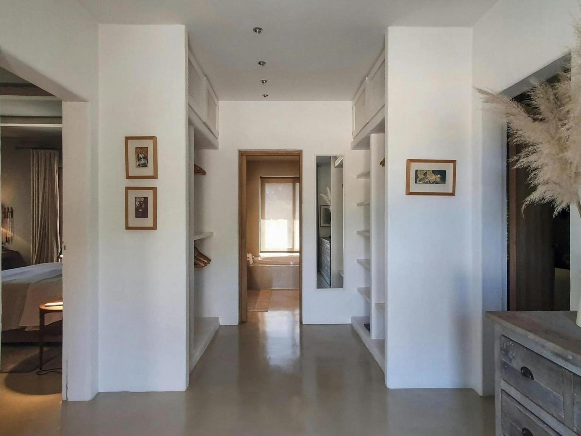 With Wooden-beamed Patio Villa