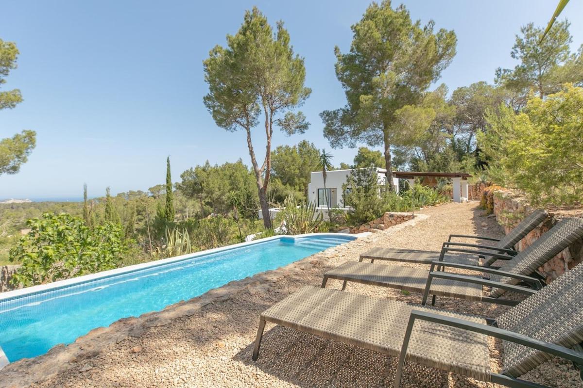Sunset With Pool And Seaview Cala Tarida (Ibiza)