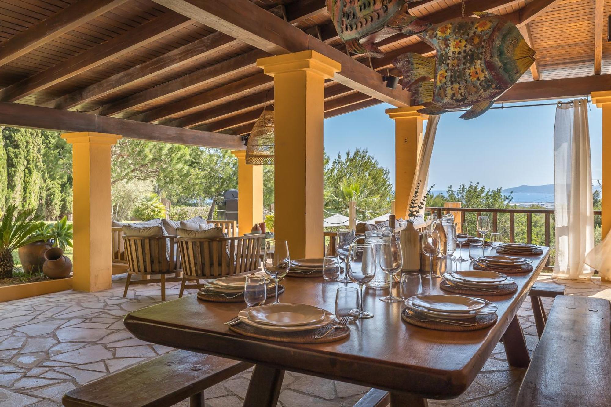 Ferienhaus Casa Four Charming Ibiza With Sea View! *
