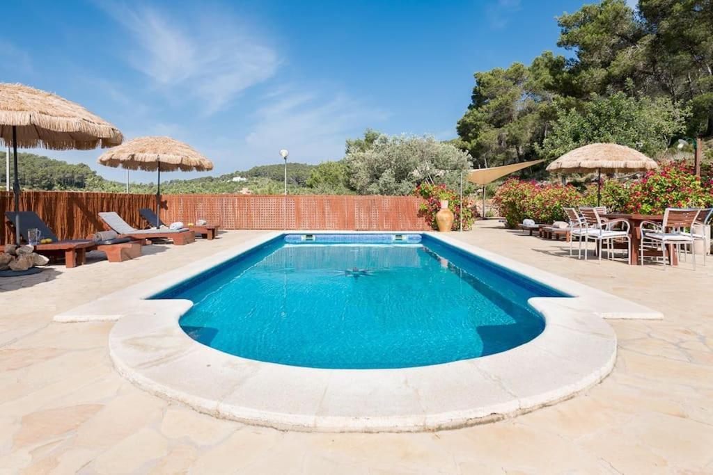 Casa Lluc Con Piscina, Jardin Y Vista Al Campo * Sant Miquel de Balansat
